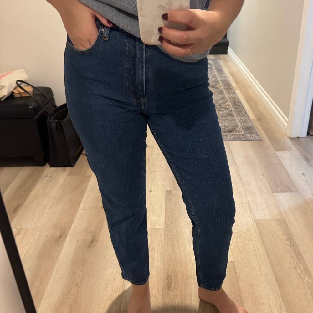 Abercrombie high waisted mom jeans